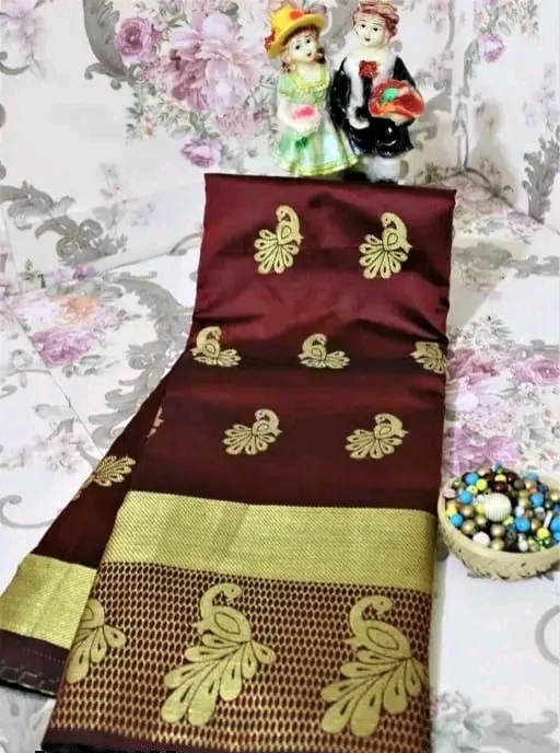 Trendy Colour jacquard Saree 